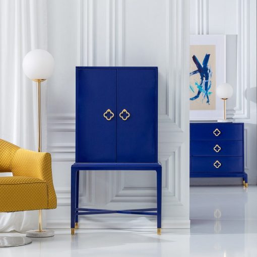 Armário "Cabinet" Azul 68 X 36 X 131 Cm - Image 2