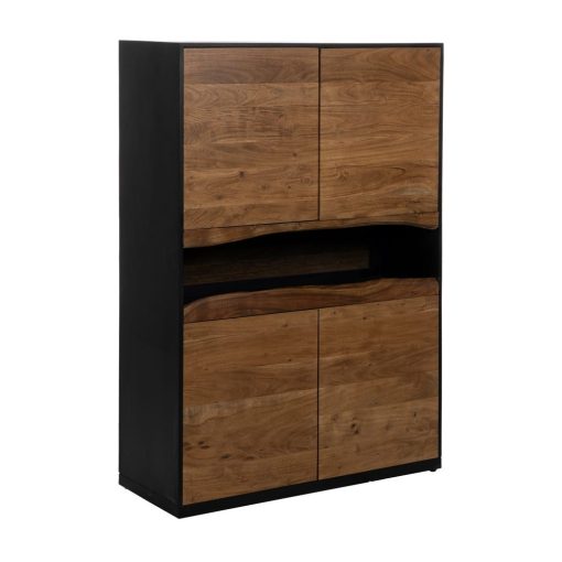 Armário Led Madeira-Metal Room 100 X 40 X 147 Cm - Image 7