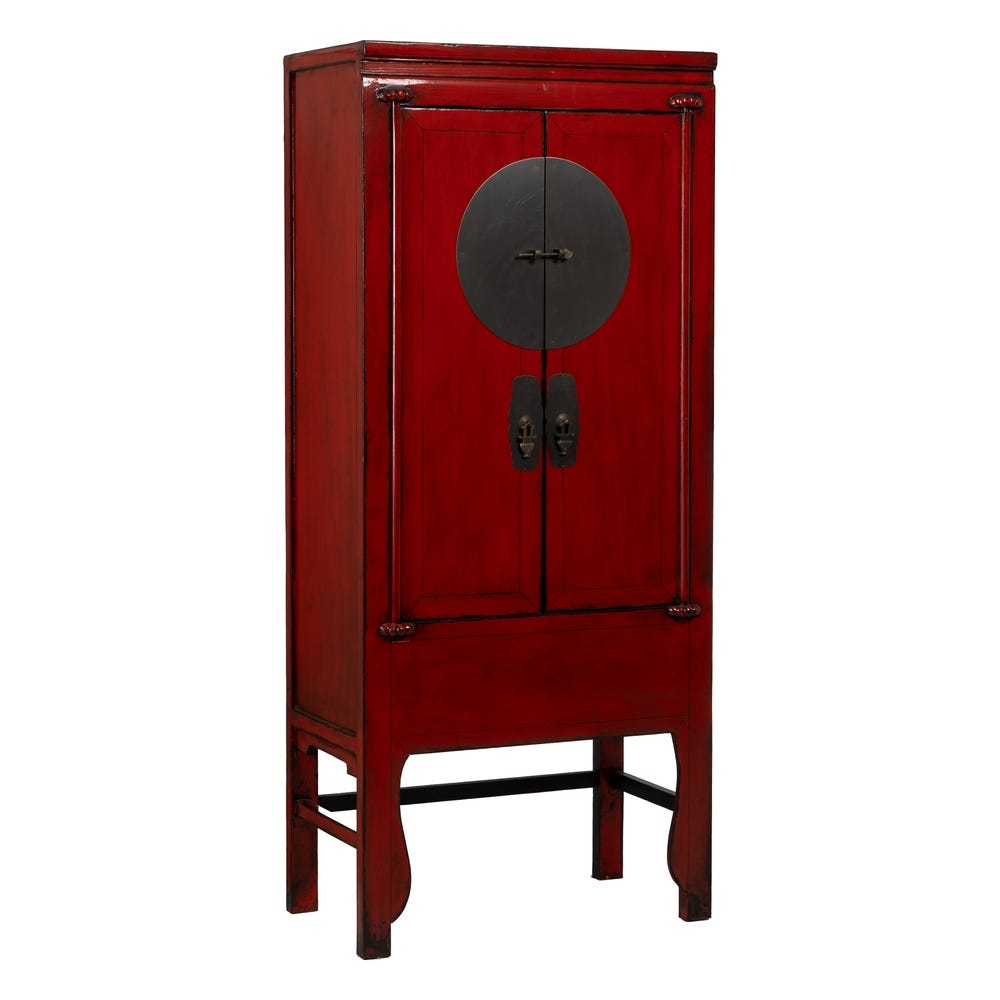 Armário Vermelho Madeira-Mdf 83,50 X 45 X 195 Cm - Image 6