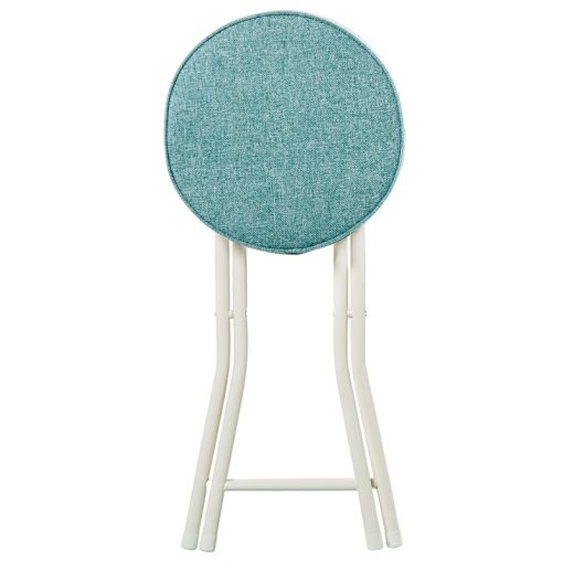 Banco Dobrável Metal Branco Tecido Verde 30x49cm - Image 2