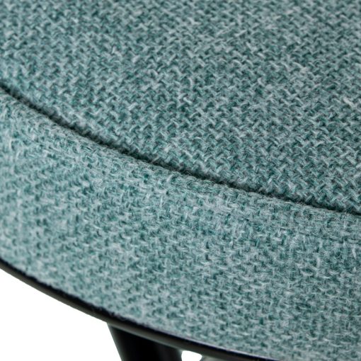 Banco Dobrável Metal Preto Tecido Verde 30x49cm - Image 3