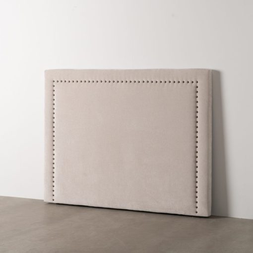 Cabeceira Creme Tecido Quarto 165 X 7 X 125 Cm - Image 7