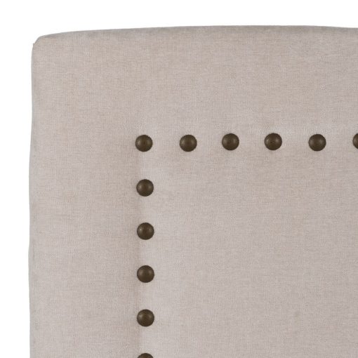 Cabeceira Creme Tecido Quarto 165 X 7 X 125 Cm - Image 11