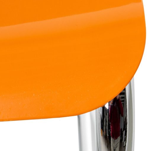 Cadeira Abs Amarelo Pernas Metal Cromado 43x57x81cm Alt. Assento:47cm (4 unidades) - Image 8