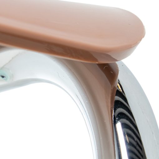 Cadeira Abs Rosa Pernas Metal Cromado 43x57x81cm Alt. Assento:47cm (4 unidades) - Image 5