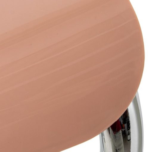 Cadeira Abs Rosa Pernas Metal Cromado 43x57x81cm Alt. Assento:47cm (4 unidades) - Image 7