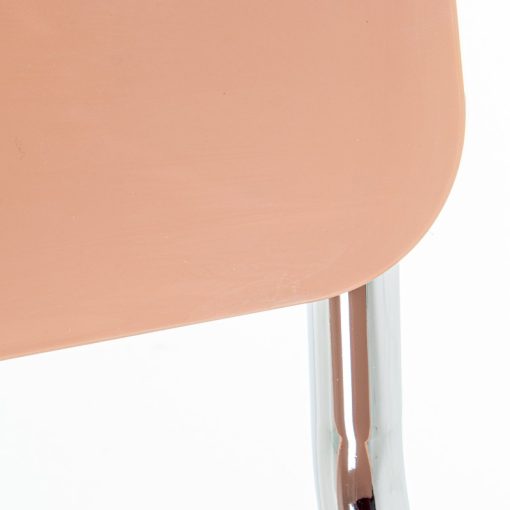 Cadeira Abs Rosa Pernas Metal Cromado 43x57x81cm Alt. Assento:47cm (4 unidades) - Image 8