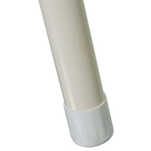 Cadeira Dobrável Metal Branco / Tecido Cinzento 44x47x80cm Alt. Assento:45cm - Image 9