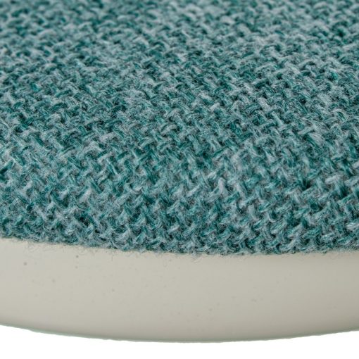 Cadeira Dobrável Metal Branco / Tecido Verde 44x47x80cm Alt. Assento:45cm - Image 4
