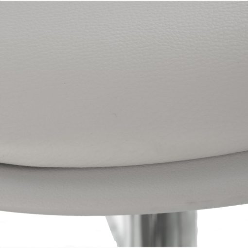 Cadeira Giratoria  com rodas Pp/pu Branco, Alt.ajustable 48x59x80/88cm,alt.asnto:43/51 (4 unidades) - Image 5