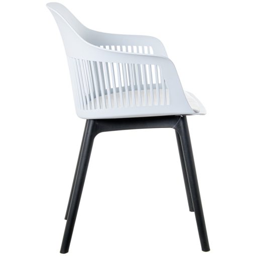 Cadeira Pp Branca Com Almofada En Pu 58x54x83cm Alt. Assento:48cm (4 unidades) - Image 2