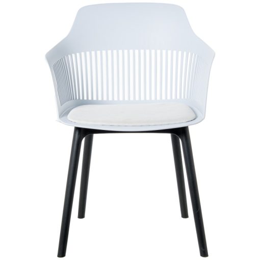 Cadeira Pp Branca Com Almofada En Pu 58x54x83cm Alt. Assento:48cm (4 unidades) - Image 6