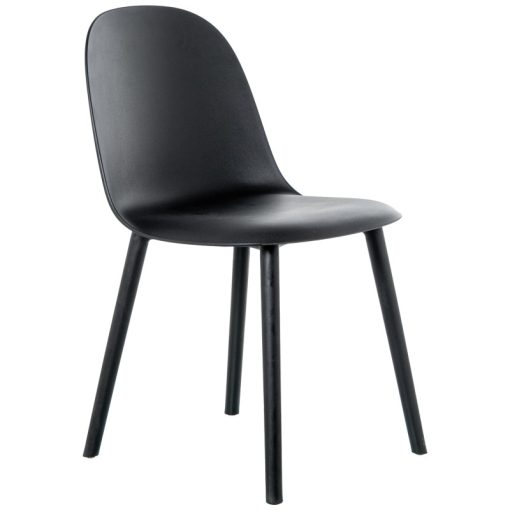 Cadeira Pp Preta  45x49x81cm (4 unidades)