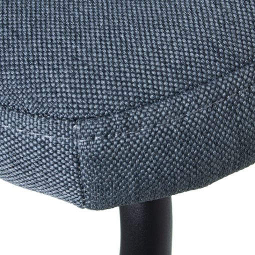 Cadeira Tecido Azul Pernas Metal Preto 48x57x79cm Alt. Assento:48cm (4 unidades) - Image 7
