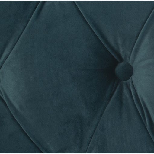 Cadeira Veludo Azul  com Pés Madeira 52x63x100cm (2 unidades) - Image 7