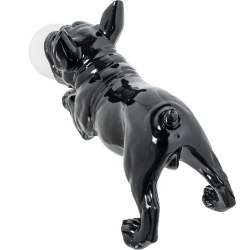 Candeeiro De Mesa Cão De Resina Preto Brilhante, Lâmpada Led 1xg9 Incluída - Image 6