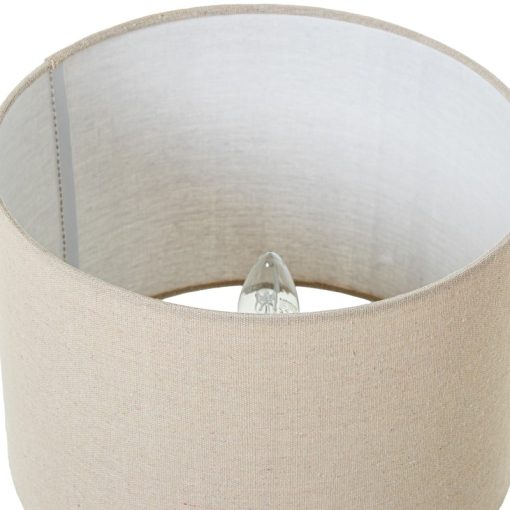 Candeeiro De Mesa Em Cerâmica Branco 32x51cm Base:20x27cm 1xe27 Max.40w, Lâmpada Não Incluída - Image 6