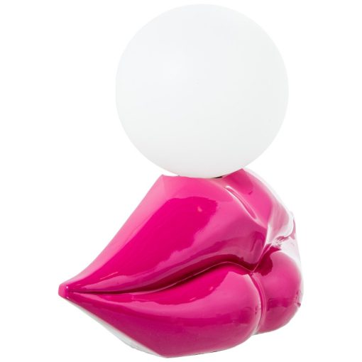 Candeeiro De Mesa Lábios De Resina Cor-de-rosa, Lâmpada Led 1xg9 Incluída - Image 5