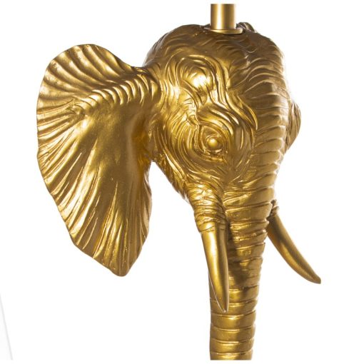 Candeeiro De Pé Metal Cabeça Elefante+92272,1xe27,max.40w No 37x164cm, Base:25x142cm - Image 5
