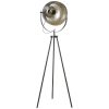 Candeeiro De Pé Metal Preto/prata Tripé 43x26x165cm