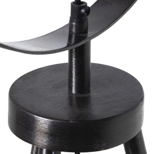 Candeeiro De Pé Metal Preto/prata Tripé 43x26x165cm, 1xe27 Max.25w Não Incluída - Image 3