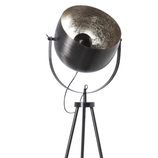 Candeeiro De Pé Metal Preto/prata Tripé 43x26x165cm, 1xe27 Max.25w Não Incluída - Image 7