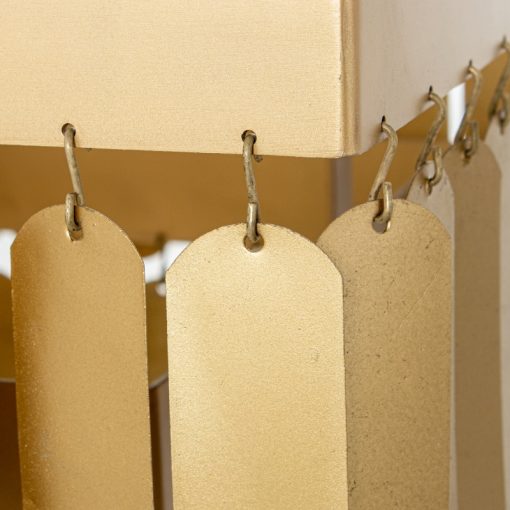 Candeeiro Teto Ferro Dourado, 1xe27 Max.25w No Incluida 40x40x34cm, Cable: 100cm - Image 5