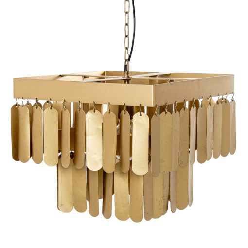 Candeeiro Teto Ferro Dourado