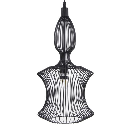 Candeeiro Teto Metal Negra 1xe27 Max 60w