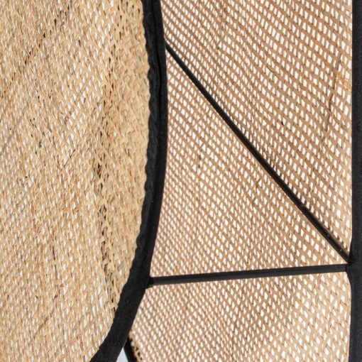 Candeeiro Teto Ratán, 1xe27 Max.40w No Incluida 39x13x50cm Cable Preto:140cm - Image 6
