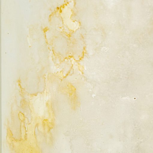 Castiçal De Vidro Com Base De Alumínio Dourado 15x86cm - Image 4