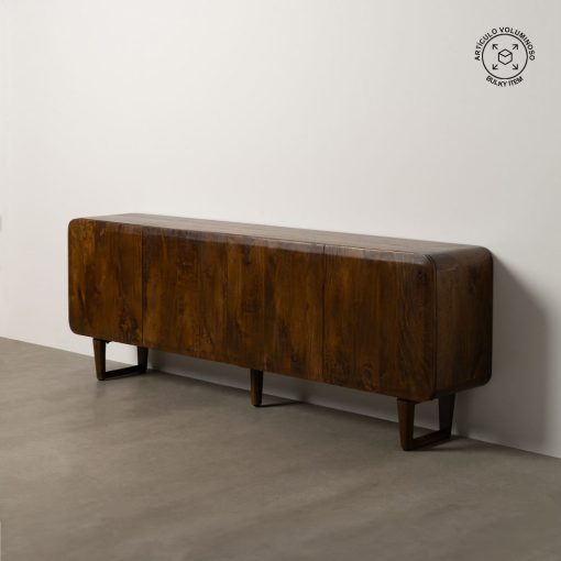 Cómoda Castanho Madeira Mango Room 234 X 44 X 86 Cm - Image 2