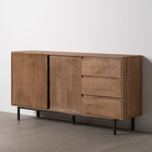 Cómoda Natural Madeira Mango Room 180 X 40 X 91 Cm - Image 10