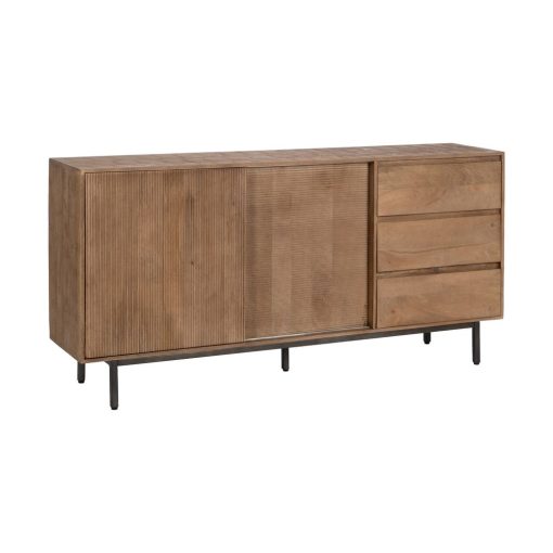 Cómoda Natural Madeira Mango Room 180 X 40 X 91 Cm