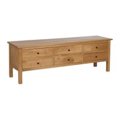 Cómoda Natural Mindi Madeira Room 180 X 48 X 60 Cm