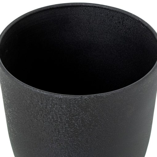 Conjunto 2 Vasos Em Metal Preto  27x39+23x32cm - Image 2