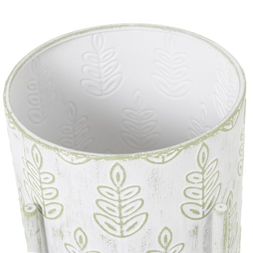Conjunto 2 Vasos Metal Branco/verde Deco. Quadros 31x58cm+26x48cm - Image 2