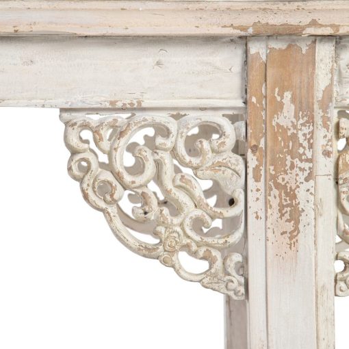 Consola Branco Escovado Madeira Entrada 300 X 42 X 97 Cm - Image 3