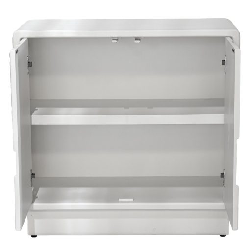 Consola De Entrada Em Madeira Mdf Branca  80x40x77cm - Image 3