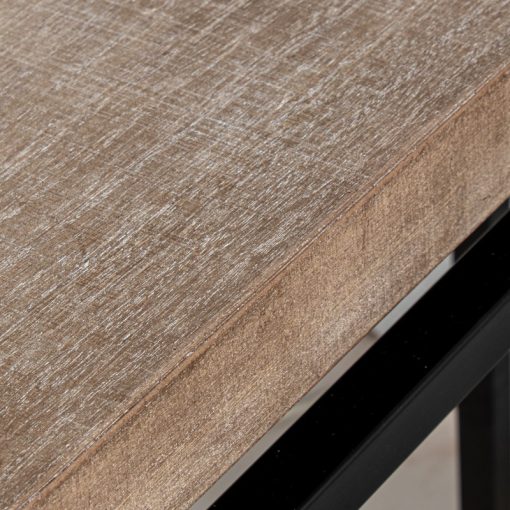 Consola De Madeira  com  Pes De Metal 80x25x80cm - Image 7