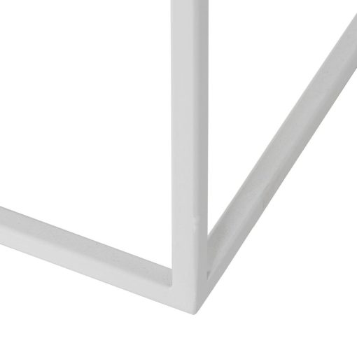 Consola Natural-Branco Mdf-Metal 120 X 30 X 75 Cm - Image 13