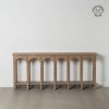 Consola Natural Madera De Pino Entrada 210 X 38 X 90 Cm