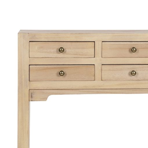 Consola Natural Mdf-Madeira 85 X 26 X 85 Cm - Image 8