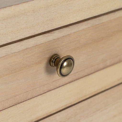 Consola Natural Mdf-Madeira 85 X 26 X 85 Cm - Image 2