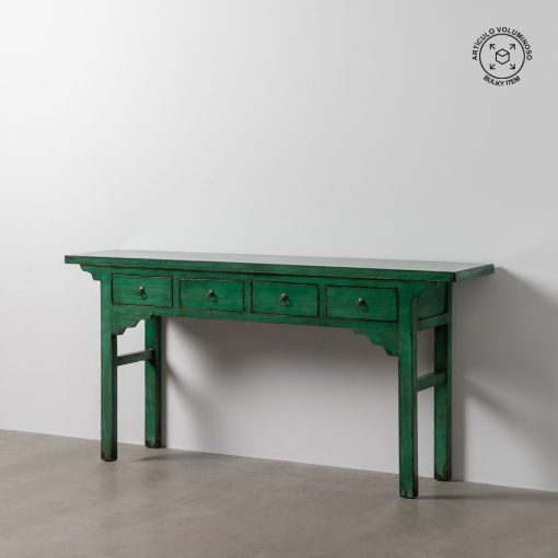 Consola Verde Madeira-Mdf 178 X 38 X 85 Cm - Image 2