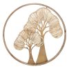 Decoraçao De Parede Em Madeira/metal Arvores 61x3