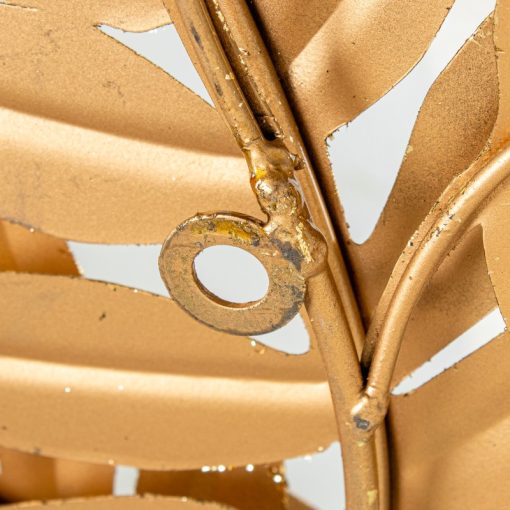 Decoração De Parede Quadros De Metal Dourado 74x90x6,5cm - Image 3