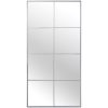 Espelho Metal Prateado Vitrine -colgar Solo Vertical 80x2x160cm