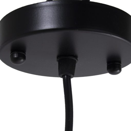 Lampara Teto Ratan Natural, 1xe27, Max.60w No Incluido 43x43x65cm, Cable Preto:134cm - Image 5