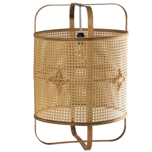 Lampara Teto Ratan Natural, 1xe27, Max.60w No Incluido 43x43x65cm, Cable Preto:134cm - Image 8